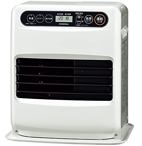 CORONA コロナ 石油ファンヒーター 日本生産 木造9畳 | コンクリート12畳 まで ニオイ低減機能 ワンタッチ給油 ホワイト FH-G 32 YA 3 W po c 925 b 69