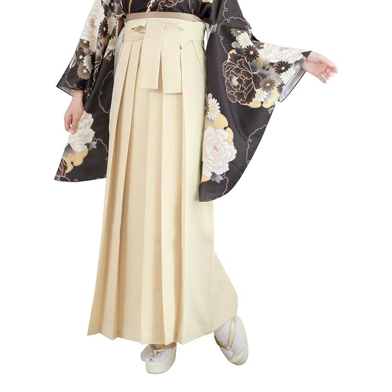 新品】 [KYOETSU] [キョウエツ] 袴 単品 無地 卒業式 レディース (生成 