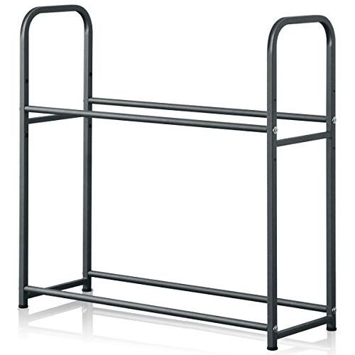 タイヤラック タイヤスタンド ワイド カバー付 グレー 約 幅105 cm×奥行き35 cm 耐荷重200 kg 軽自動車 SUV スタッドレス m