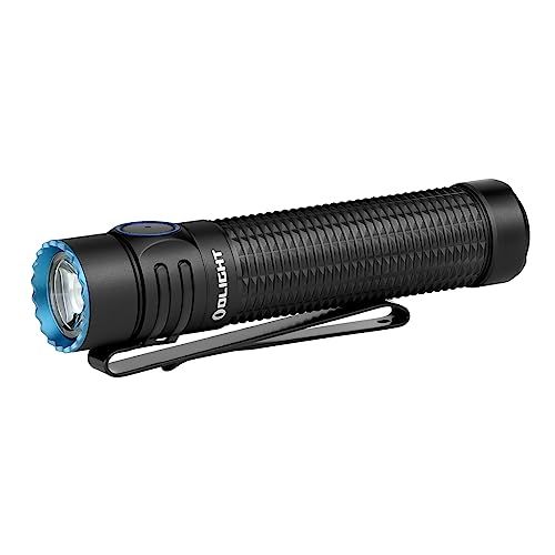 OLIGHT オーライト タクティカルライト 懐中電灯 フラッシュライト led 小型 充電式 高輝度 1750ルーメン 光センサー付き 長時間稼働 実用性 IPX 8防水 防災 夜釣り アウトドア Warrior Mini 3 ブラック m
