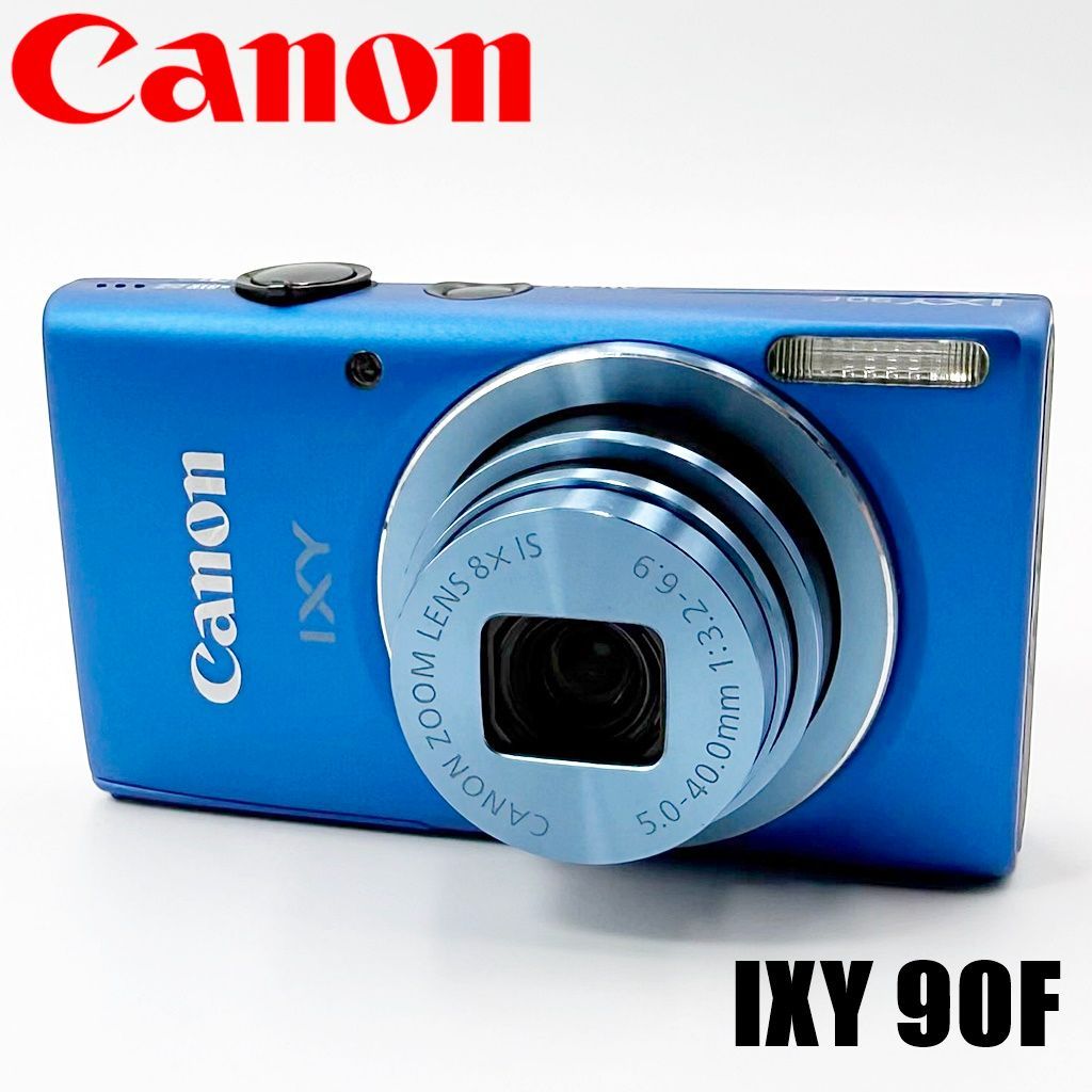 キヤノン CANON IXY 90F ブルー コンデジ カメラ 中古 - メルカリ