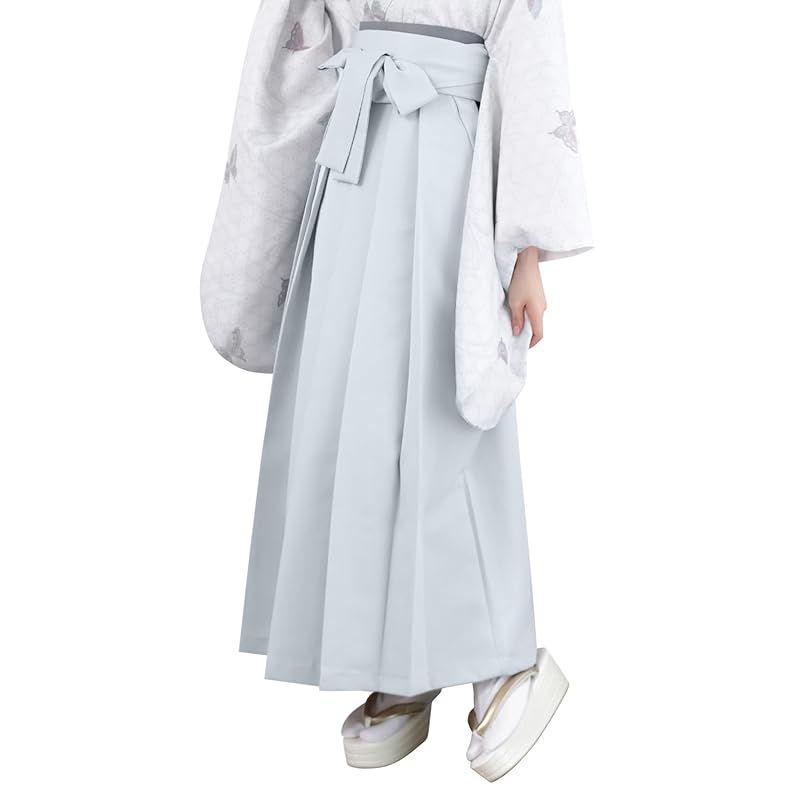 新品】 [KYOETSU] [キョウエツ] 袴 単品 無地 卒業式 レディース (灰青 