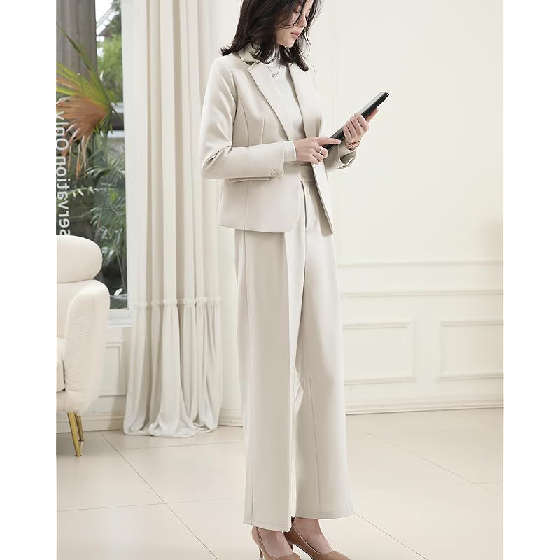 新品】 [Yino] イノ スーツ レディース パンツスーツ セットアップ