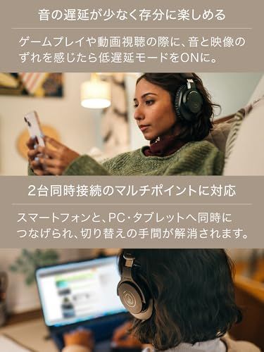  オーディオテクニカ ATH-M 20 xBT WH ワイヤレスヘッドホン ヘッドホン Bluetooth 有線 ヘッドフォン 40 mmCCAWボイスコイルドライバー 216 gの軽量ボディ マルチポイント 低遅延モード 最大60時間再生 ハンズフリー通話 ホワイ m 有線ヘッドホン 有線ヘッドホン リケーブル
