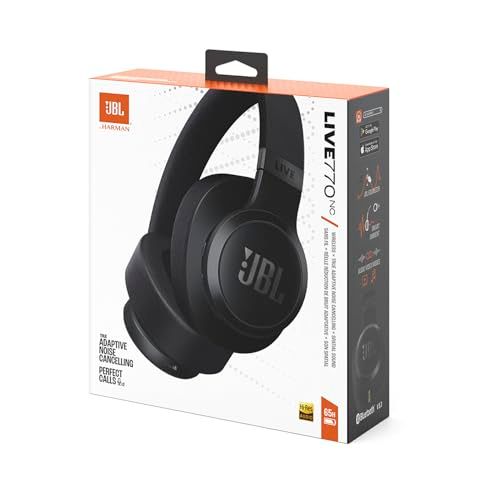  JBL LIVE 770 NC スタイル|デザイン|ハイブリッドノイズキャンセリング|Bluetooth対応|マルチポイント|オーバーイヤーヘッドホン|ブラック| m ワイヤレスヘッドホン ヘッドホン
