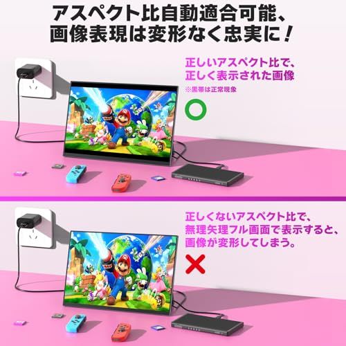 kksmart モバイルモニター 13.3インチ 4K(3840*2400) 超軽量500g 125