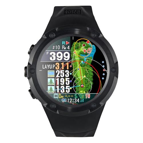 Shot Navi ショットナビ Evolve PRO Touch ブラック 1.4インチ大画面カラー液晶 タッチパネル 最新GPSチップ M 10 自動飛距離計測 高低差目安距離 日本製 ISO 9001認定工場生産 競技モード搭載