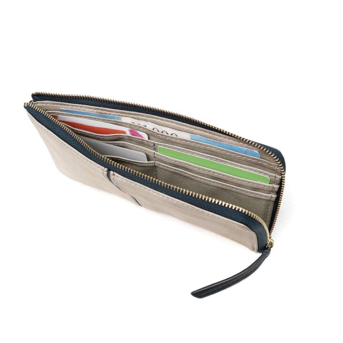  バギーポート フルクローム FULL CHROME 長財布 HRD 410 ネイビーxブラウン 小銭入れ コインケース 財布 ケース 小物入れ