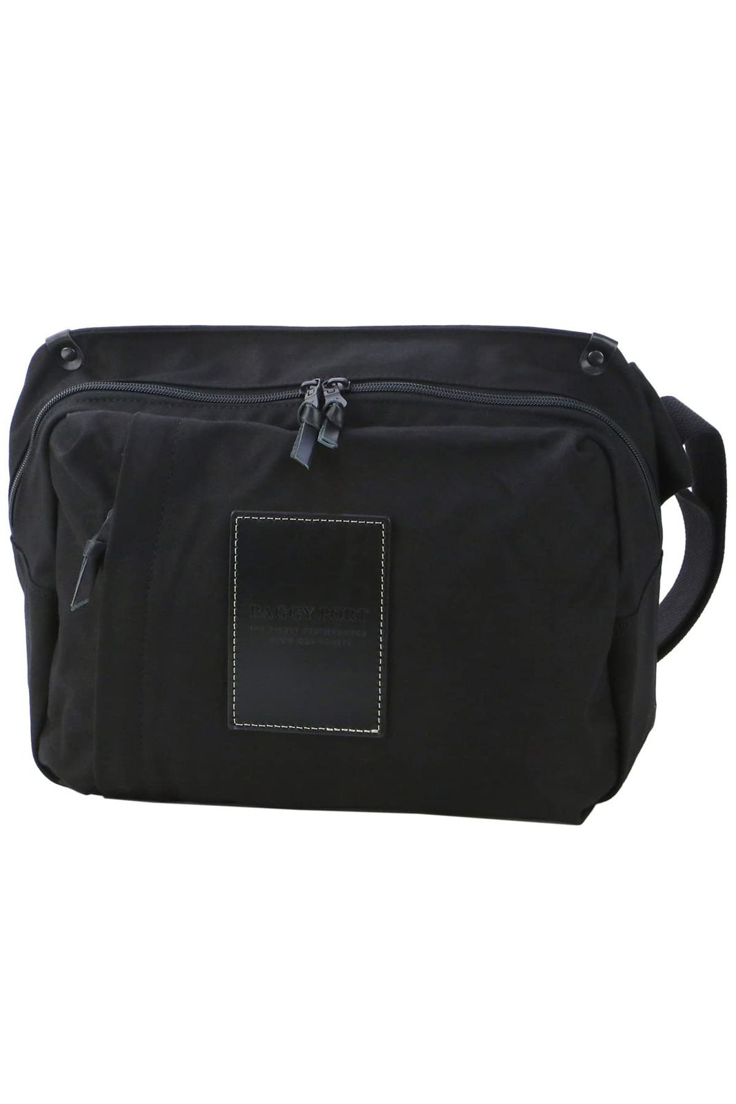 バギーポート メッセンジャーバッグ 10号高密度帆布 メンズ ブラック BP-YNM 416-BK