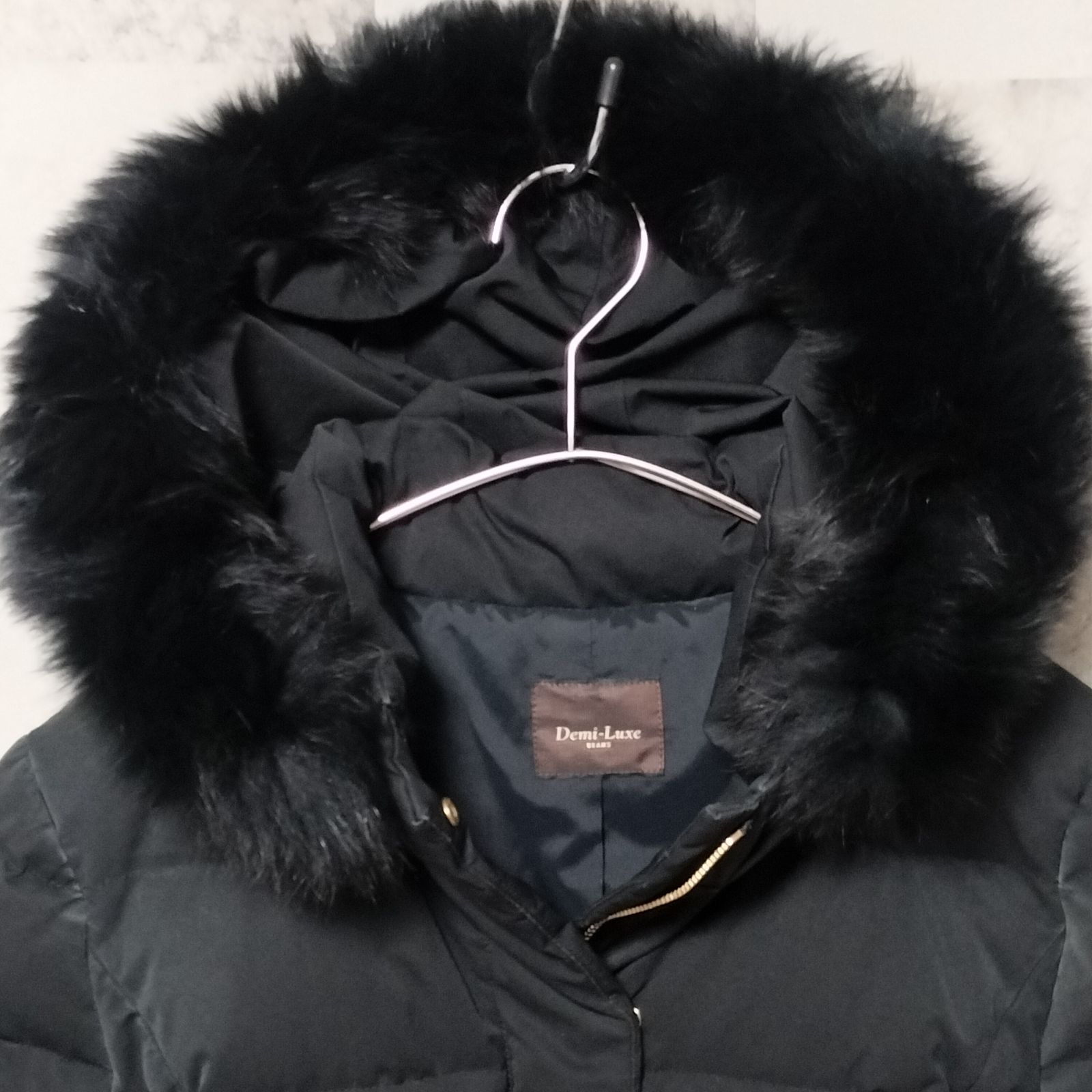 Demi-Luxe BEAMS 3way フォックスファー ロング ダウンコート 38サイズ 
