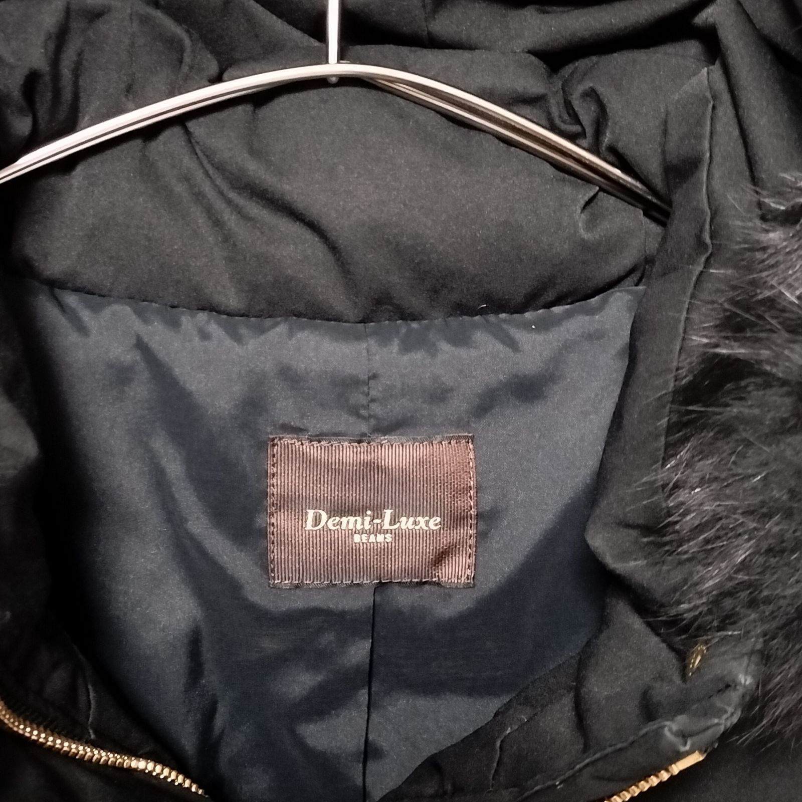 Demi-Luxe BEAMS 3way フォックスファー ロング ダウンコート 38サイズ 