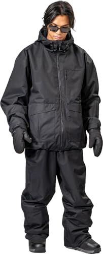 セブンピース スノーボードウェア 上下セット 耐水圧20000 mm 透湿8000 g 中綿入り 男女兼用 防寒 防水 スキーウェア SP-S 002225 po 1 d 21 a 558