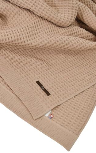 今治タオル ワッフルケット シングル タオルケット 冬も使える インナーケット 綿 日本製 ブランケット 軽量 ベージュ po 9965 f 6 a 8