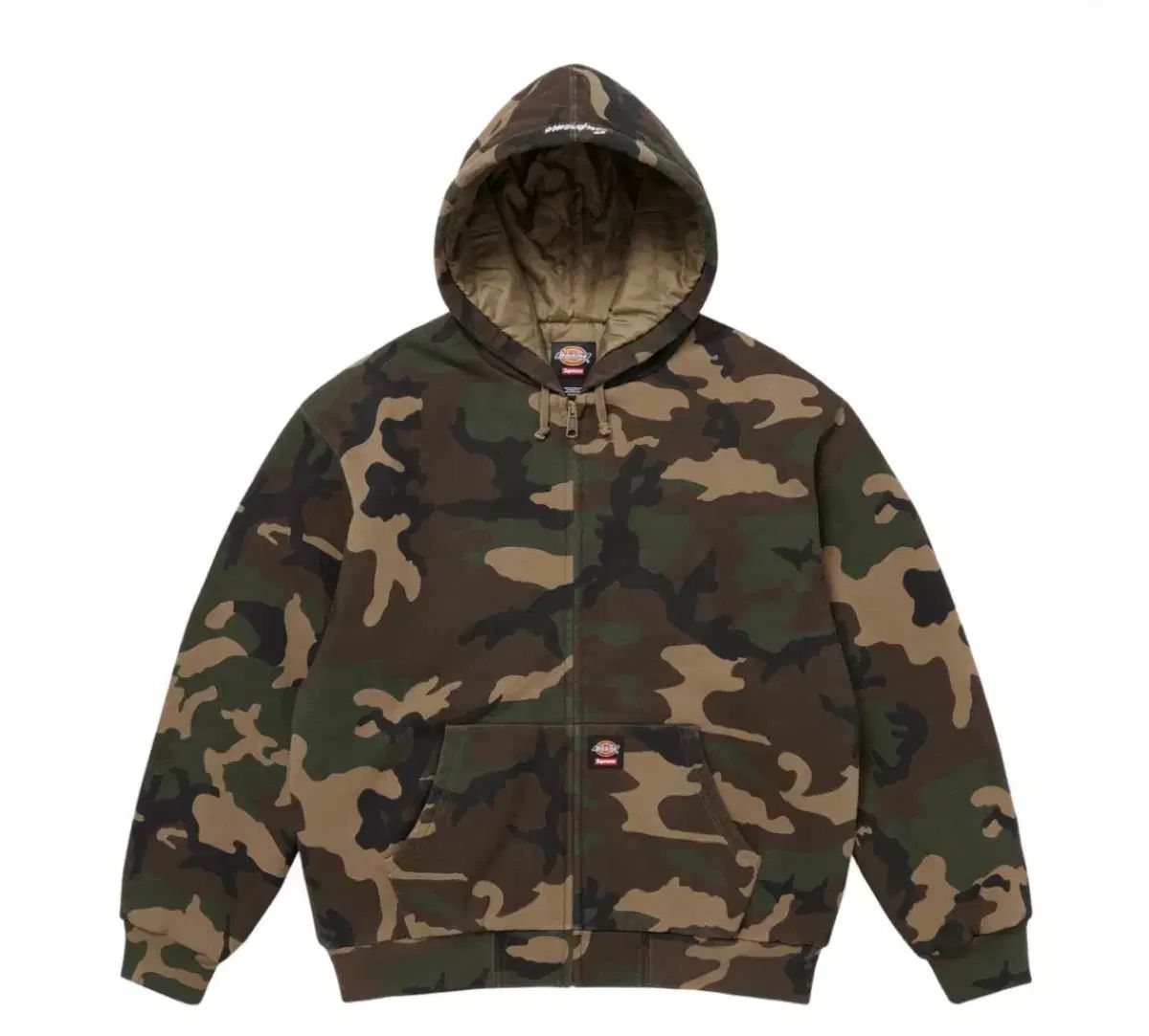 XL シュプリーム ディッキーズ フーディー ジップアップ