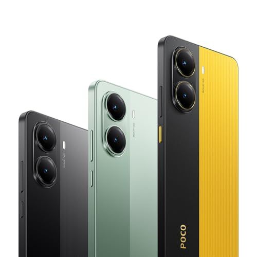 Xiaomi POCO X 7 Pro 8 GB 256 Simフリー スマートフォン 90 Wハイパーチャージ 120 Hz 有機ELディスプレイ IP 68防塵 防水 docomo|au|SoftBank|Rakuten Mobile 回線対応 イエロー m