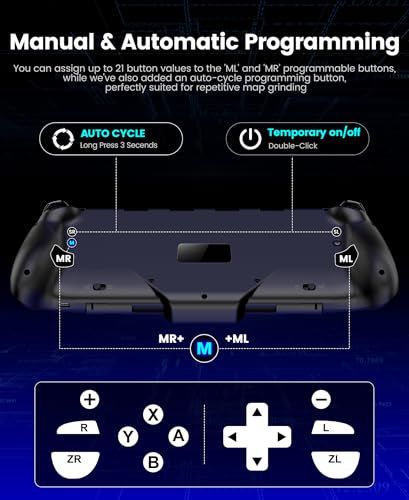 スイッチ 2 コントローラー RGBライト マクロ機能 携帯モード グリップコントローラープログラム編集 ジャイロセンサー搭載 振動 連射機能 無線 1000 mAh大容量 Switch 1 OLEDに対応しない m コントローラー 周辺機器