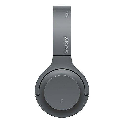 ソニー ワイヤレスヘッドホン h.ear on 2 Mini Wireless WH-H 800 Bluetooth|ハイレゾ対応 最大24時間連続再生 密閉型オンイヤー マイク付き 2017年モデル 360 Reality Audio認定モデル グレイ m