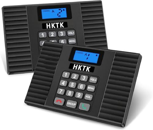 家庭用インターホンシステム シツナイインターホン ハンズフリーリアルタイム通話 全二重ルームインターホン このインターホンは家庭でも会社でも使えます 通信距離200 m 最大18台まで拡張 グループ通話対応 自動応答機能搭載 2台セット