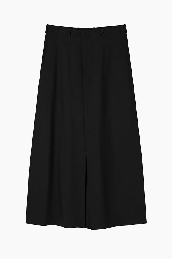 LAD ラッドミュージシャン WRAP PANTS オリジナル ウールギャバ素材 上品 しなやかな風合い 仕立て栄え NANO BLACK 撥水性 防汚性 超ワイド インバーテッドプリーツ風 管理番号 1954-15180