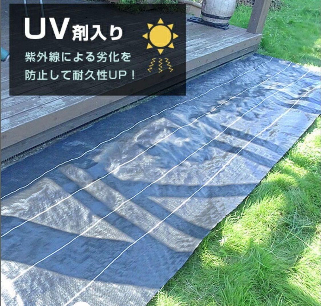防草シート 高密度・抗菌剤入り1.2m×150m (耐久性4〜6年) 75m×2 防草シート 高密度・抗菌剤入り1.2m×150m (耐久性4〜6年) 75m×2本