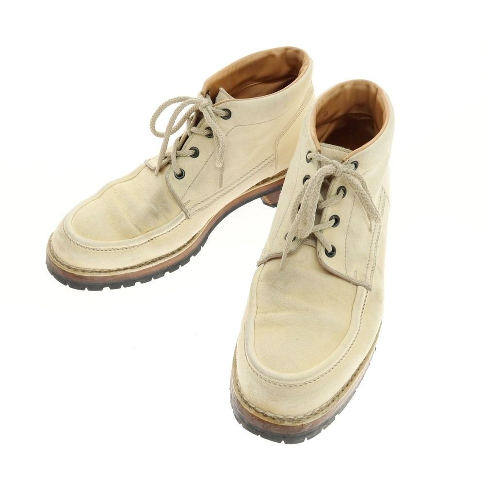 マルモラーダ スエード レースアップブーツ アイボリー サイズ43 メンズ
