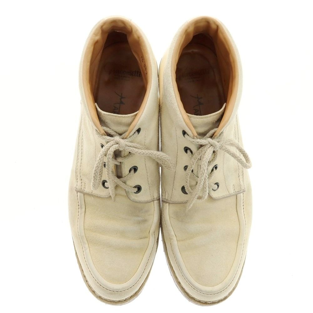 マルモラーダ スエード レースアップブーツ アイボリー サイズ43 メンズ