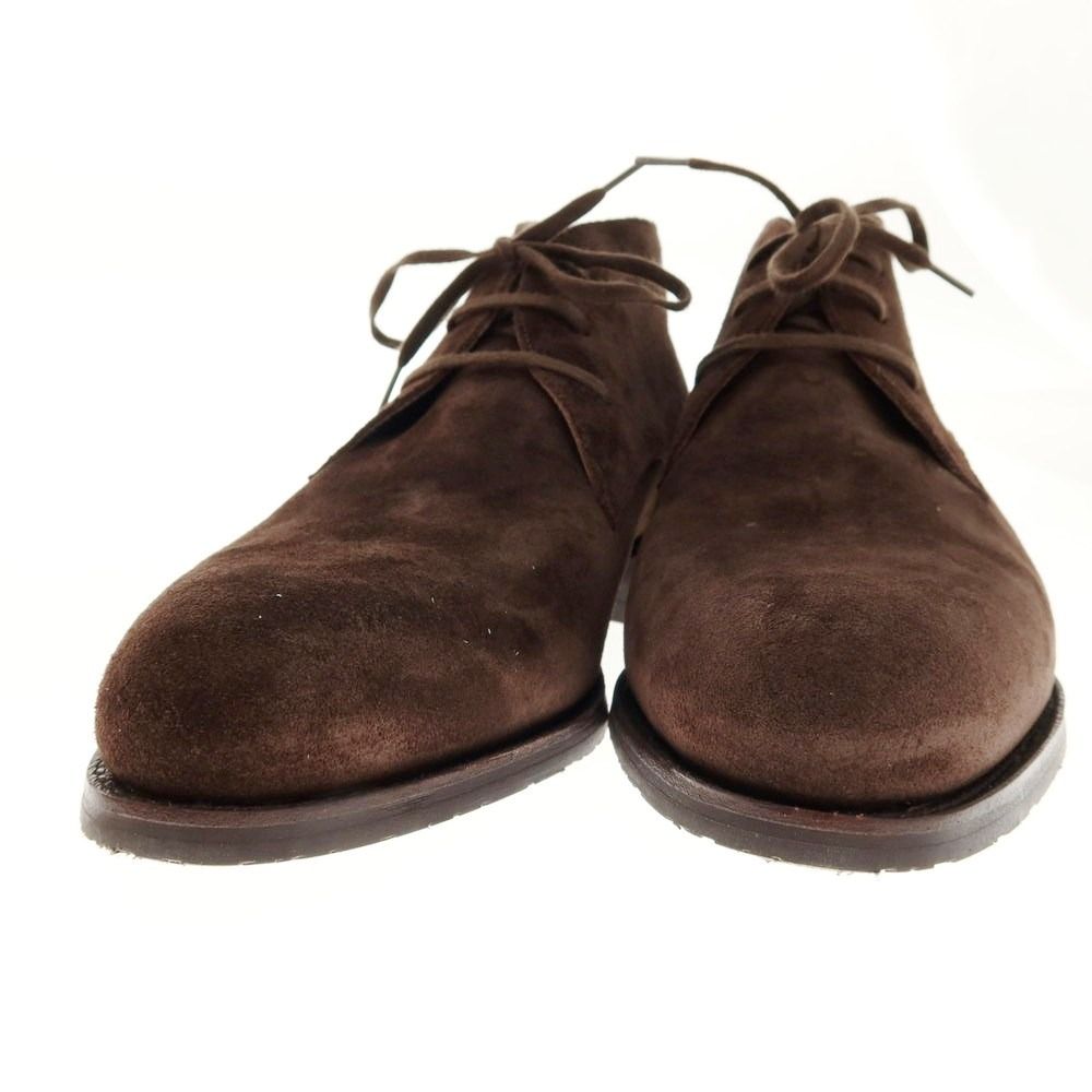  ジェイエムウエストン J.M WESTON EDOUARD スエード チャッカブーツ ダークブラウン サイズ6 1|2 D メンズ ブーツ 革靴 靴