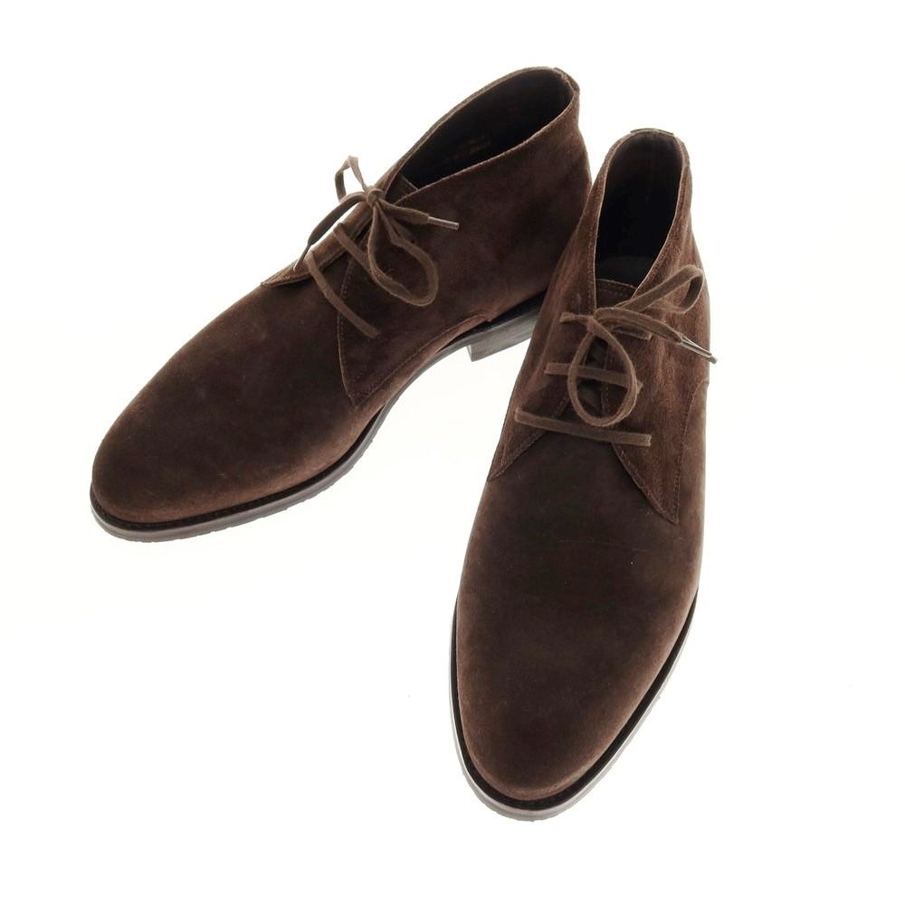 ジェイエムウエストン J.M WESTON EDOUARD スエード チャッカブーツ ダークブラウン サイズ6 1|2 D メンズ