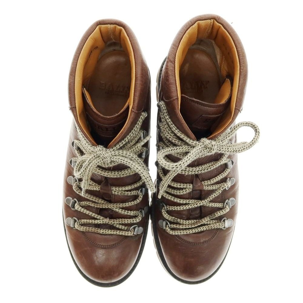 中古】バリー BALLY マウンテンブーツ ブラウン【サイズ5 1/2E