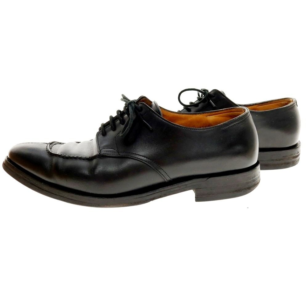  ジョンロブ John Lobb BORDER エプロンダービー ドレスシューズ ブラック サイズ71|2Ｅ メンズ デッキシューズ 靴