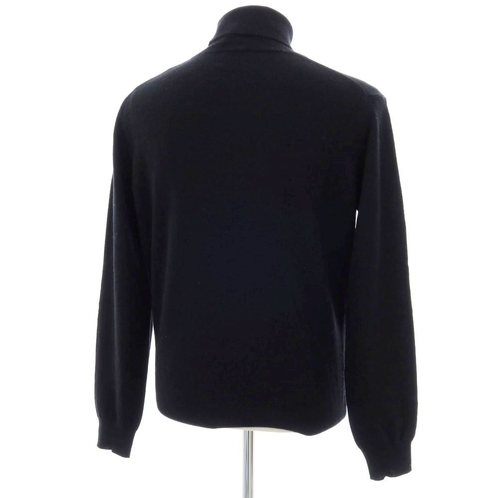 中古】マーロ Malo ハイゲージカシミヤ タートルネックニット ブラック