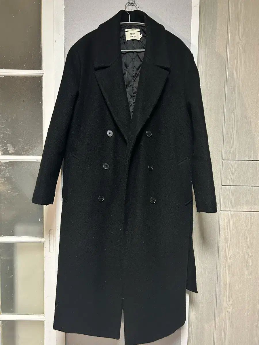 DEEF HOUSE ブラック ローブ ロングコート 100