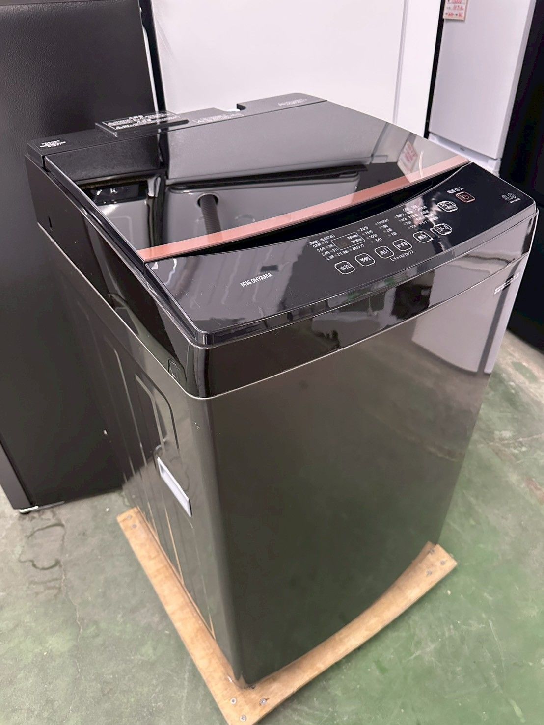 大阪 3か月保障付き 洗濯機 アイリスオーヤマ 8 kg 2020年 IAW-T 803 BL IS-1088