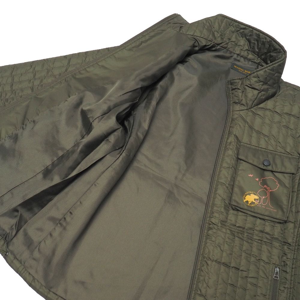 HUNTING WORLD ハンティングワールド ジャケット サイズM 2WAY ジップ