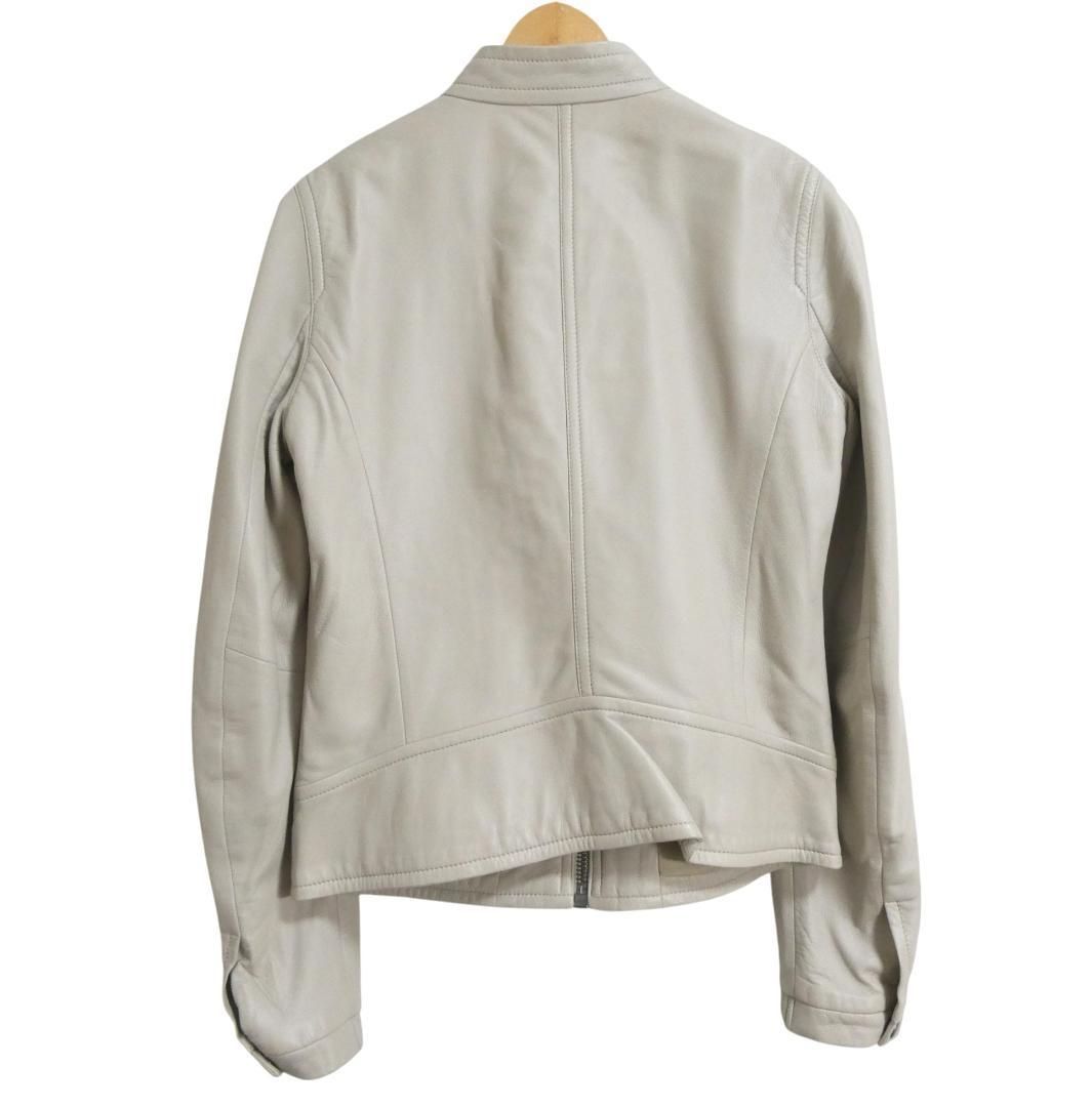 COACH シングルライダースジャケット XS 羊革 レディース COACH - ☆新品未使用☆送料込 COACH ラムレザー ライダースジャケット