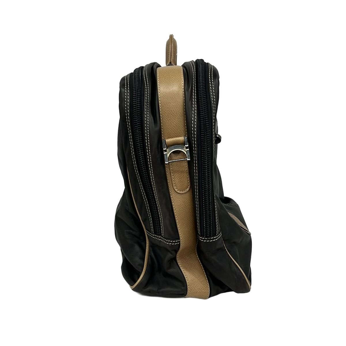 LOEWE(ロエベ) ビジネスバッグ - 黒×ライトブラウン 本体ロックなし