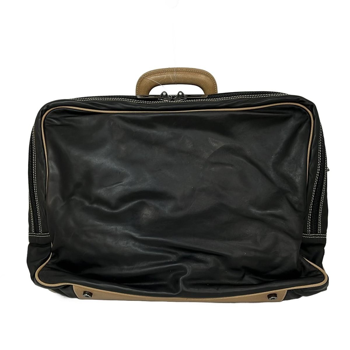 ロエベ　黒 レザー ビジネスバッグ　値下げ不可 LOEWE レザー ビジネスバッグ ブリーフケース フラップ式