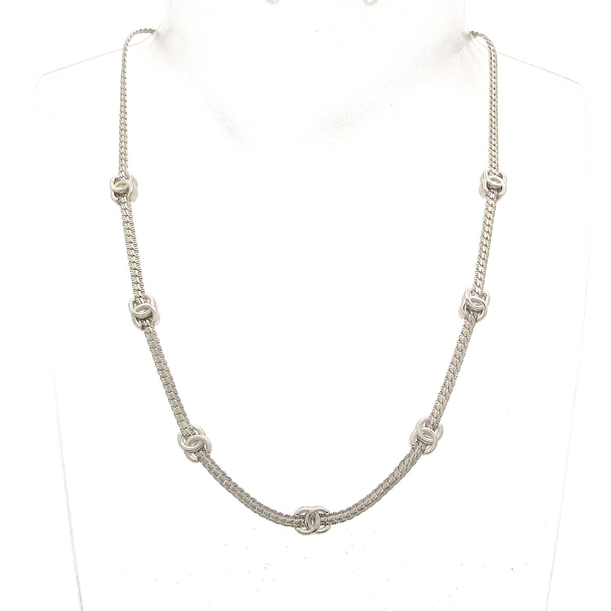 CHANEL シャネル ネックレス ココマーク ABE 254 シルバー