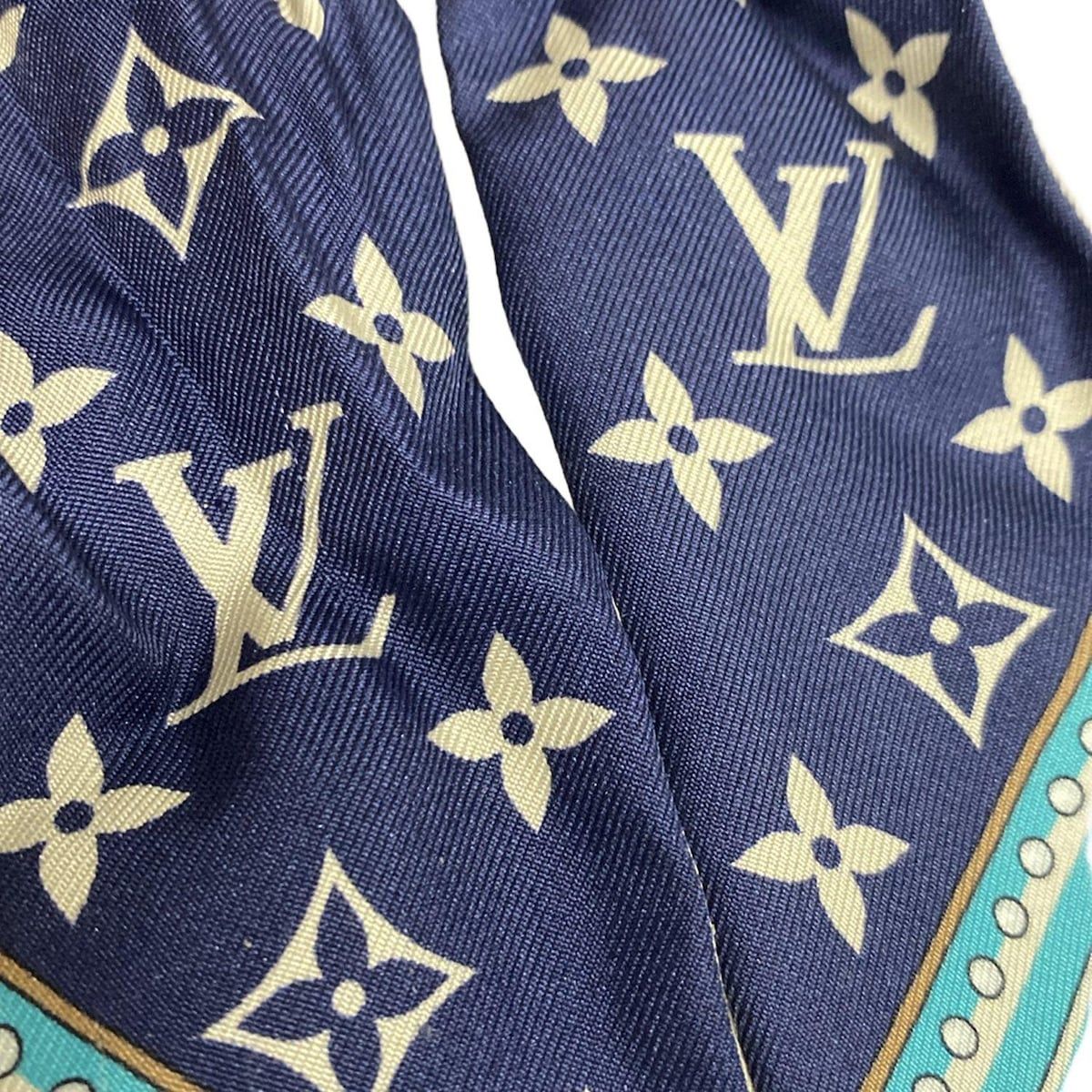 ルイヴィトン　バンドーBB アルティメット　ブルーマリーヌ　スカーフ LOUIS VUITTON(ルイヴィトン) スカーフ バンドーBBアルティメット