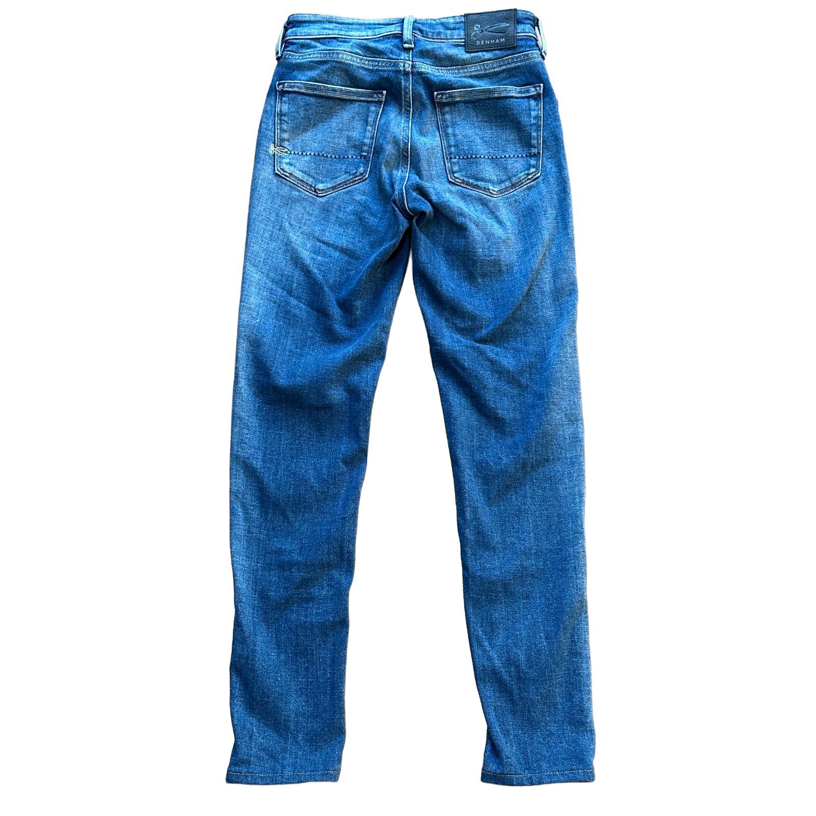 DENHAM SHARP SKINNY FIT スキニーデニム ブルー サイズW23 レディス 