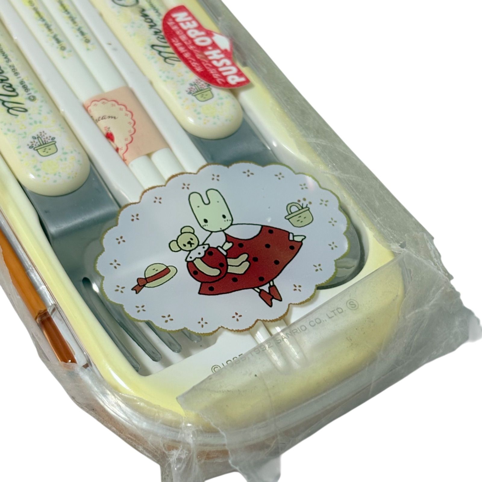 昭和レトロ】サンリオ マロンクリーム 割り箸8膳＆ミニ巾着袋 セット