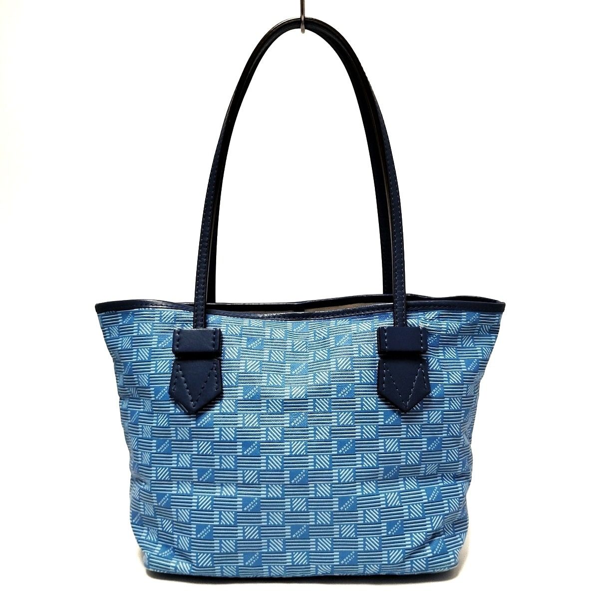 MOREAU モロー トートバッグ サントロペ ブルー×ネイビー×ライトブルー レザー