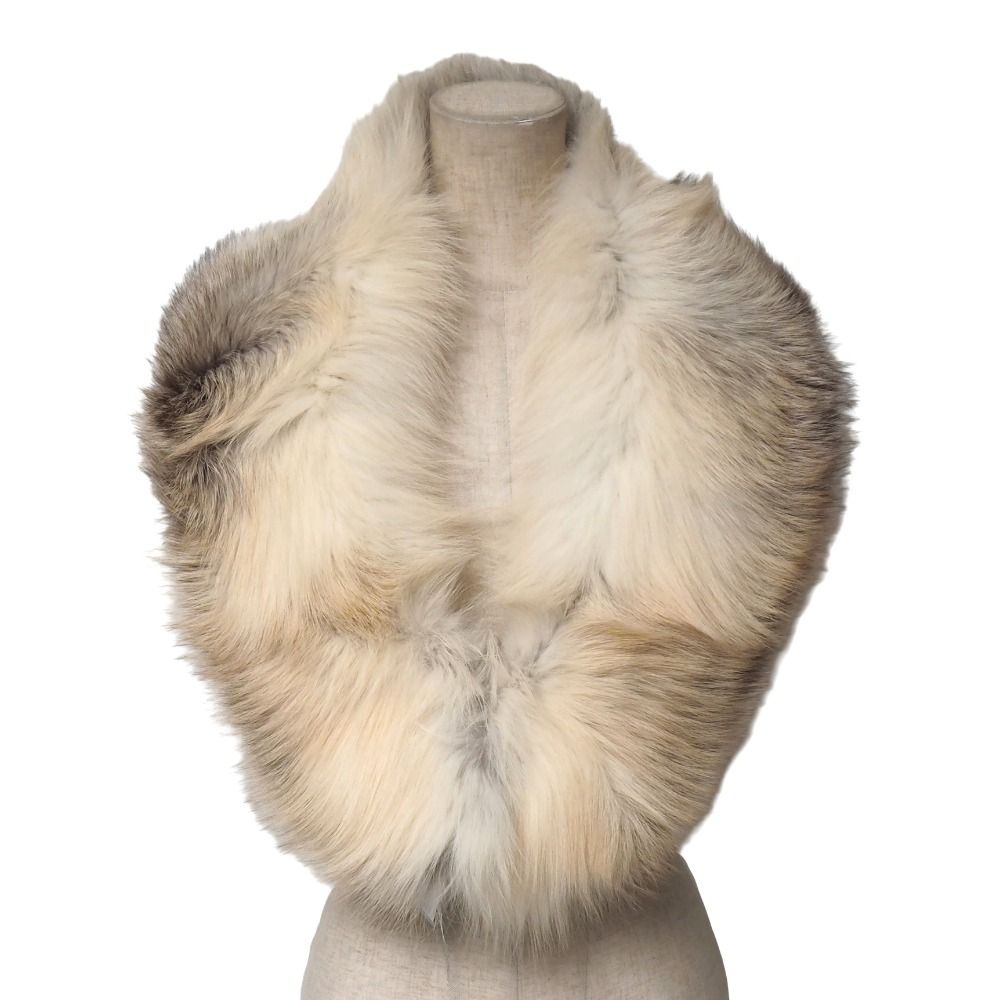 ■未使用品■SAGA FURS サガファーズ ゴールデンアイルランドカラー ストール フォックス ファー マフラー ショール ティペット 毛皮 20251208/RA6832 □未使用品□SAGA FURS サガファーズ ゴールデンアイルランドカラー