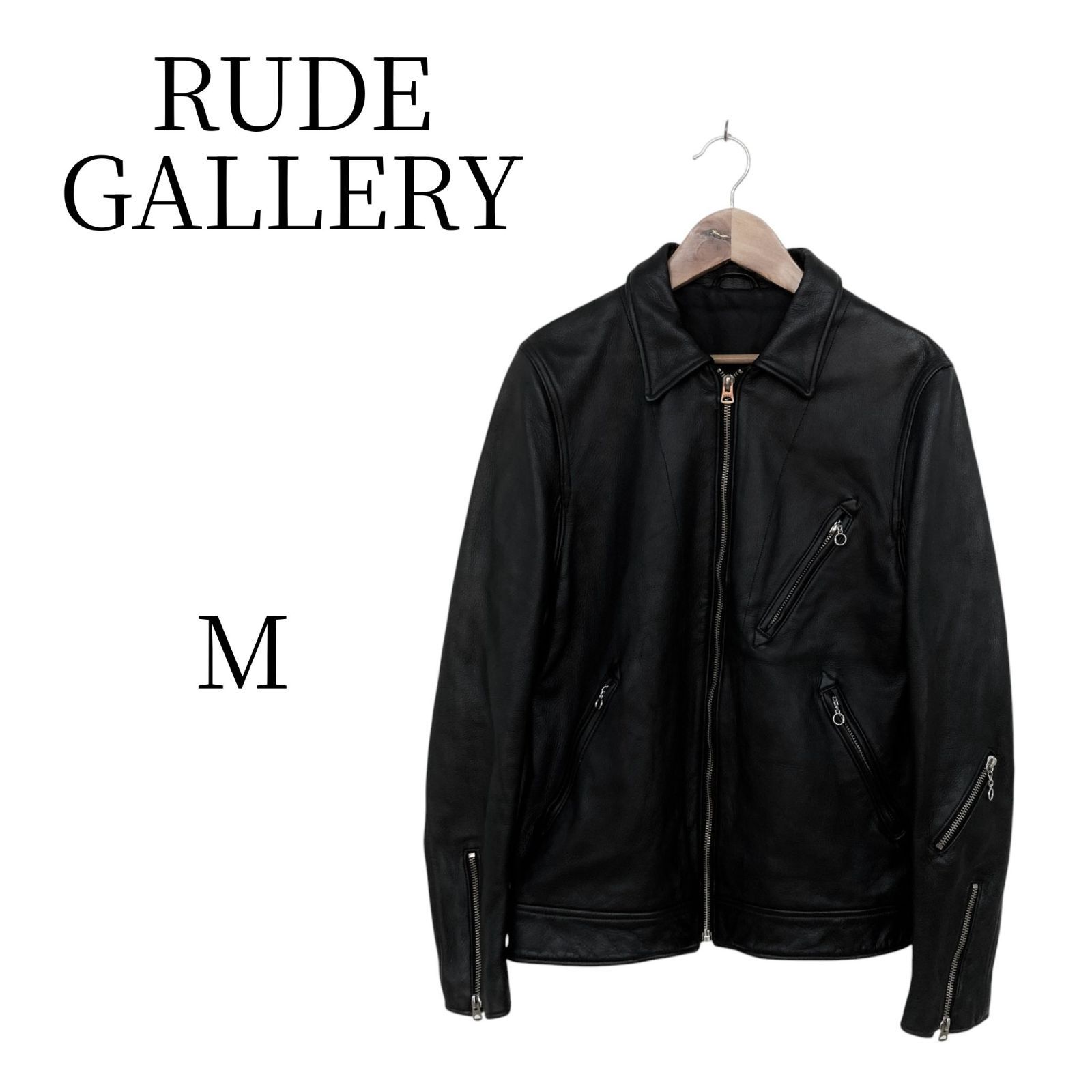 rude gallery レザージャケット 中古・古着通販】RUDE GALLERY BLACK REBEL (ルードギャラリー