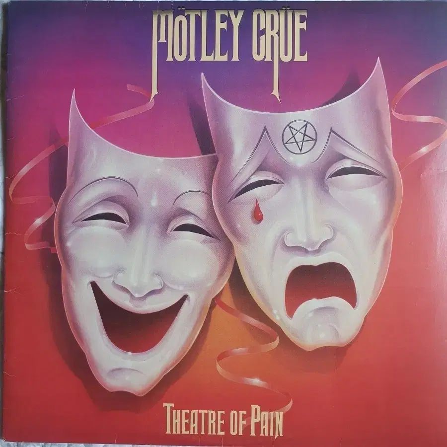 MOTLEY CRUE ー THEATER OF PAIN LP 初期の日本