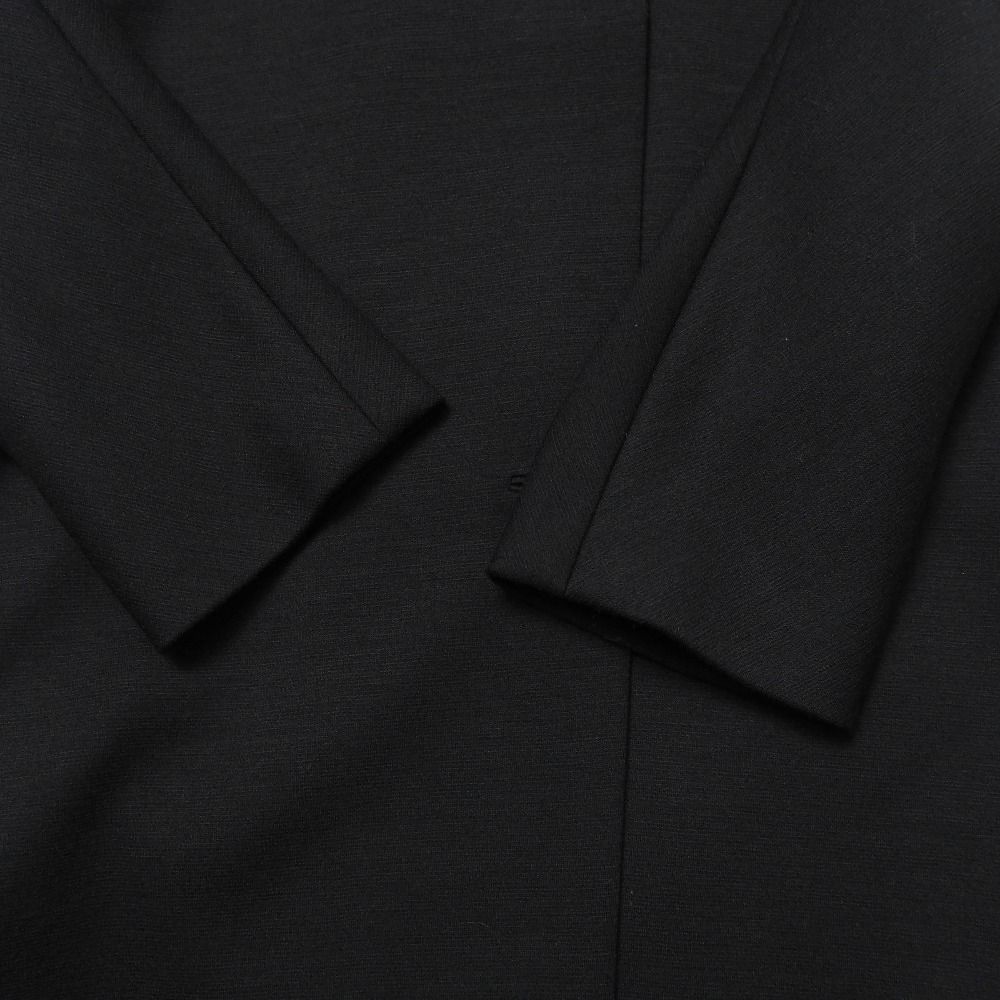 ■美品■BALENCIAGA バレンシアガ スカートスーツ サイズ36 ノーカラー ロングジャケット 七分袖 ひざ丈 タイトスカート フランス製 ブランド古着【中古】20251117/RA6657 □美品□BALENCIAGA バレンシアガ スカートスーツ サイズ36 ノーカラー