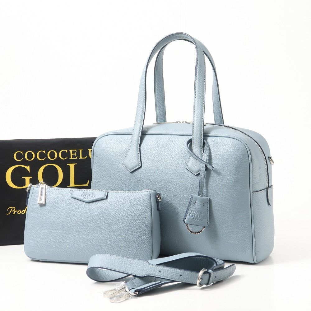□未使用品□COCOCELUX GOLD ココセリュックスゴールド ハンドバッグ