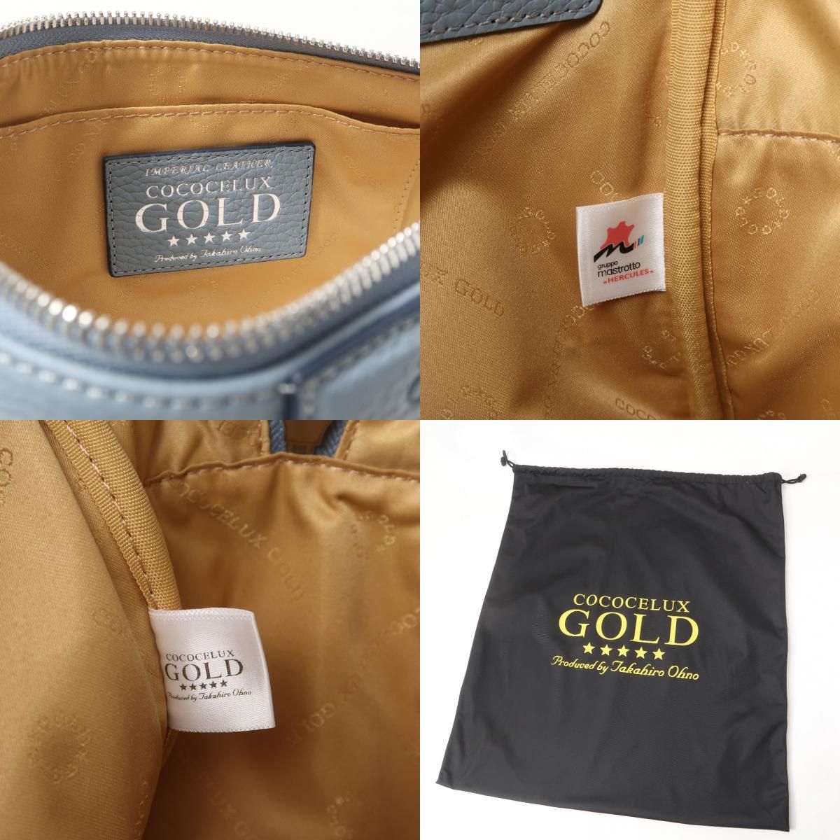 □未使用品□COCOCELUX GOLD ココセリュックスゴールド ハンドバッグ