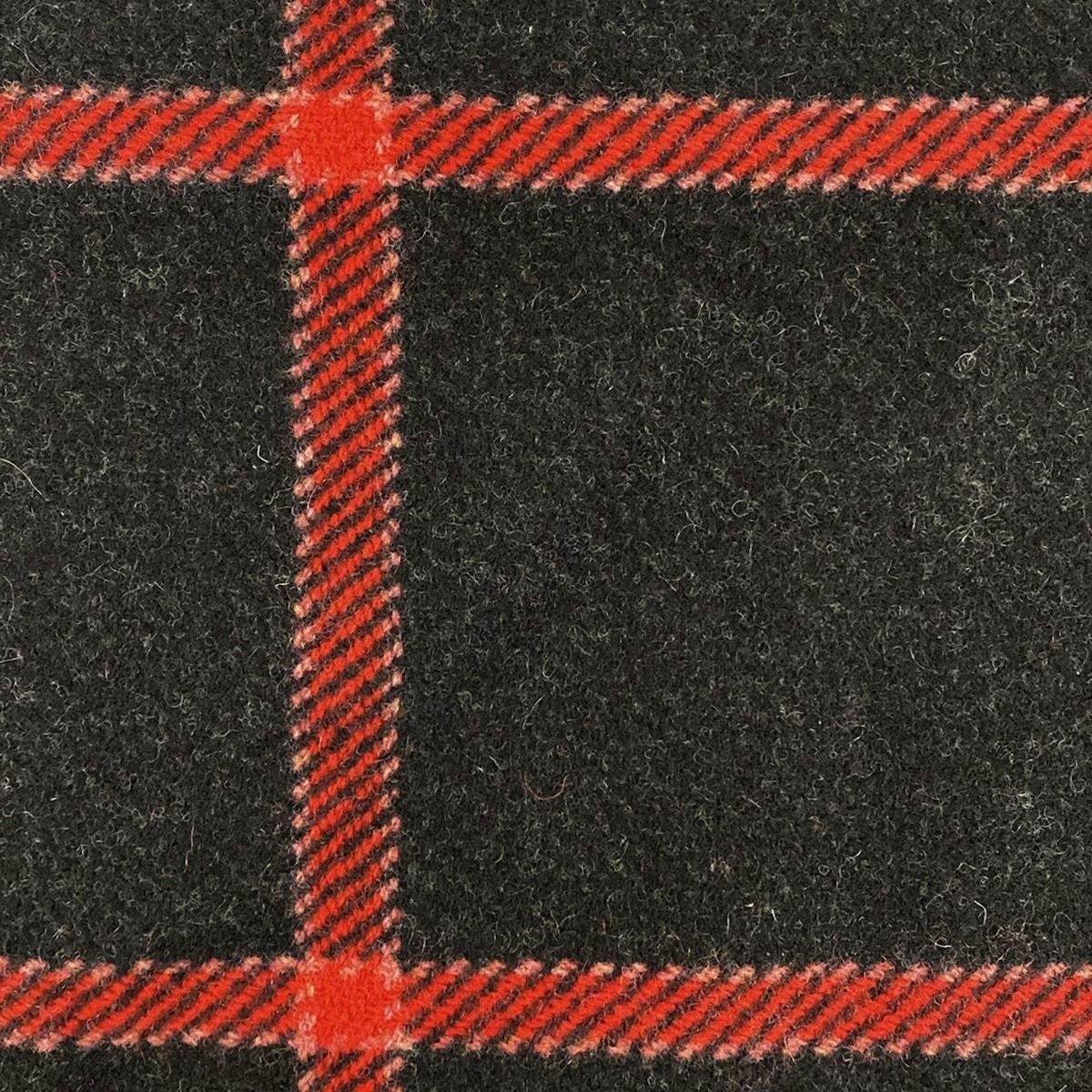  Joshua Ellis ジョシュアエリス ストール ショール - 黒×レッド チェック柄 カシミヤ ストール ショール 小物