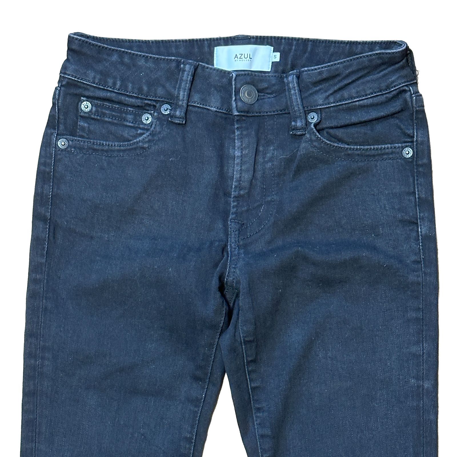 AZUL BY MOUSSY BLACK DENIM SKINNY スキニーデニム ブラック 